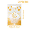 Eid Mubarak Gift Bags Plastic Candy Cookie Bag Ramadan Decoration 2025 for Home Islamic Muslim Party Supplies Eid Gifts - FLUFFI