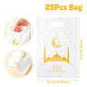 Eid Mubarak Gift Bags Plastic Candy Cookie Bag Ramadan Decoration 2025 for Home Islamic Muslim Party Supplies Eid Gifts - FLUFFI