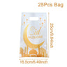 Eid Mubarak Gift Bags Plastic Candy Cookie Bag Ramadan Decoration 2025 for Home Islamic Muslim Party Supplies Eid Gifts - FLUFFI