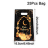 Eid Mubarak Gift Bags Plastic Candy Cookie Bag Ramadan Decoration 2025 for Home Islamic Muslim Party Supplies Eid Gifts - FLUFFI