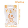 Eid Mubarak Gift Bags Plastic Candy Cookie Bag Ramadan Decoration 2025 for Home Islamic Muslim Party Supplies Eid Gifts - FLUFFI