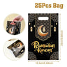 Eid Mubarak Gift Bags Plastic Candy Cookie Bag Ramadan Decoration 2025 for Home Islamic Muslim Party Supplies Eid Gifts - FLUFFI