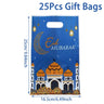 Eid Mubarak Gift Bags Plastic Candy Cookie Bag Ramadan Decoration 2025 for Home Islamic Muslim Party Supplies Eid Gifts - FLUFFI