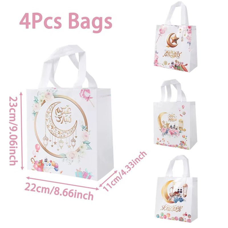 Eid Mubarak Tote Bag | Islamic | Gift Packaging | - FLUFFI