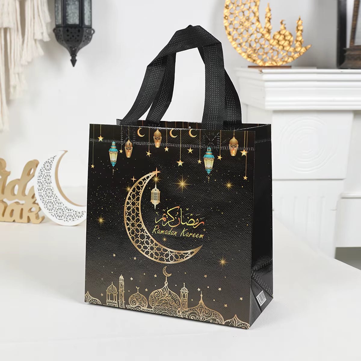 Eid Mubarak Tote Bag | Islamic | Gift Packaging | - FLUFFI