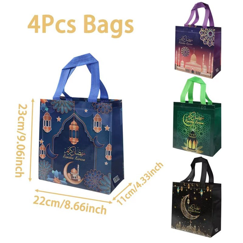 Eid Mubarak Tote Bag | Islamic | Gift Packaging | - FLUFFI