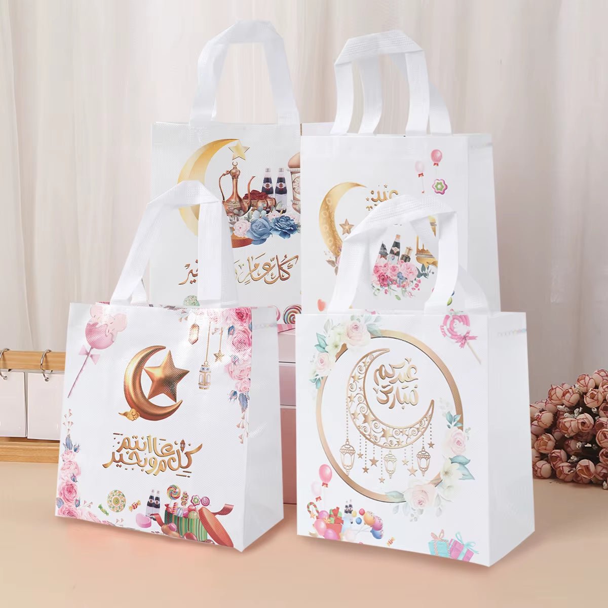 Eid Mubarak Tote Bag | Islamic | Gift Packaging | - FLUFFI
