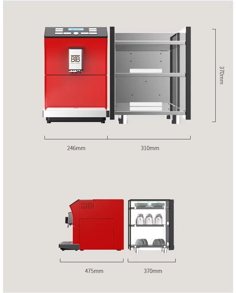 Electric 19 Bar Smart | Automatic Espresso Coffee Machine - FLUFFI