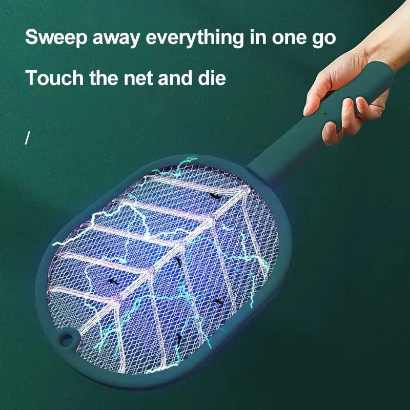 Electric Mosquito Killer Swatter USB Rechargeable Electric Household Safety Mosquito Killer anti Mosquito Trap - FLUFFI