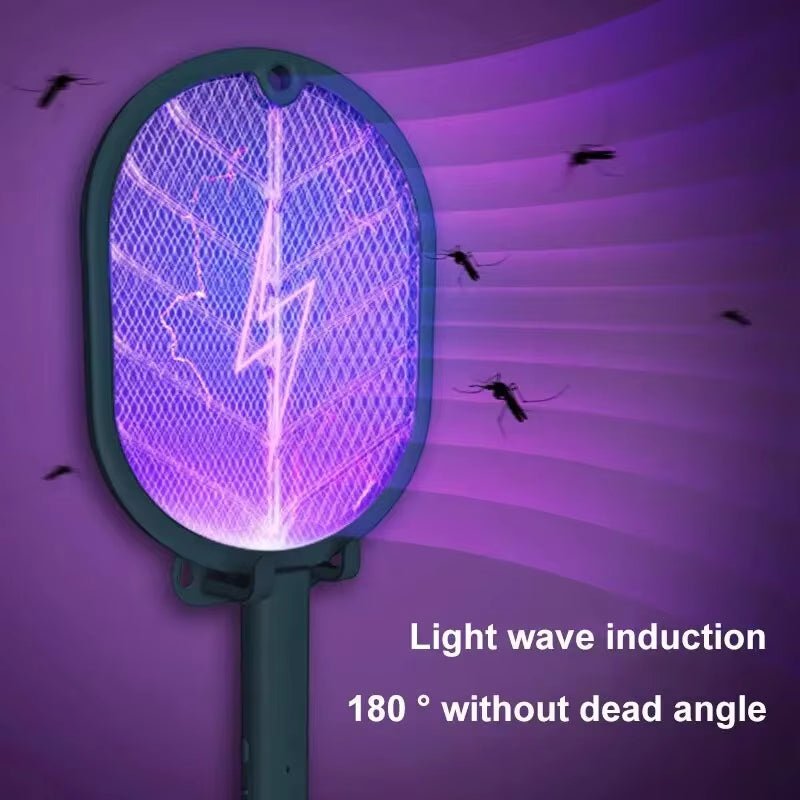 Electric Mosquito Killer Swatter USB Rechargeable Electric Household Safety Mosquito Killer anti Mosquito Trap - FLUFFI