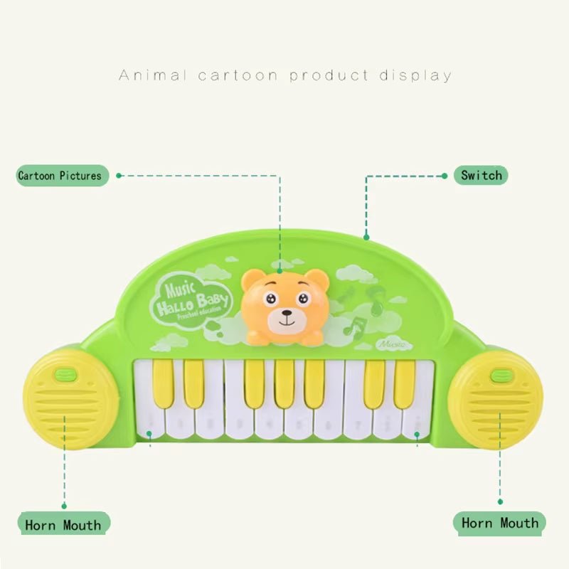 Electronic Piano Keyboard - Musical Instrument - Mini Piano - FLUFFI