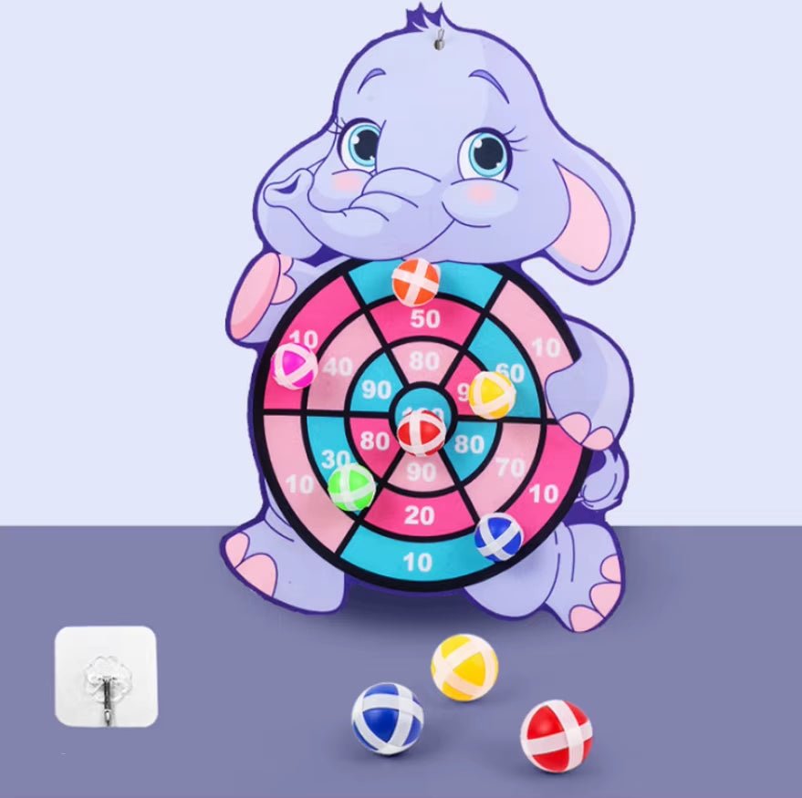 Elephant Sticky Dart Board - FLUFFI