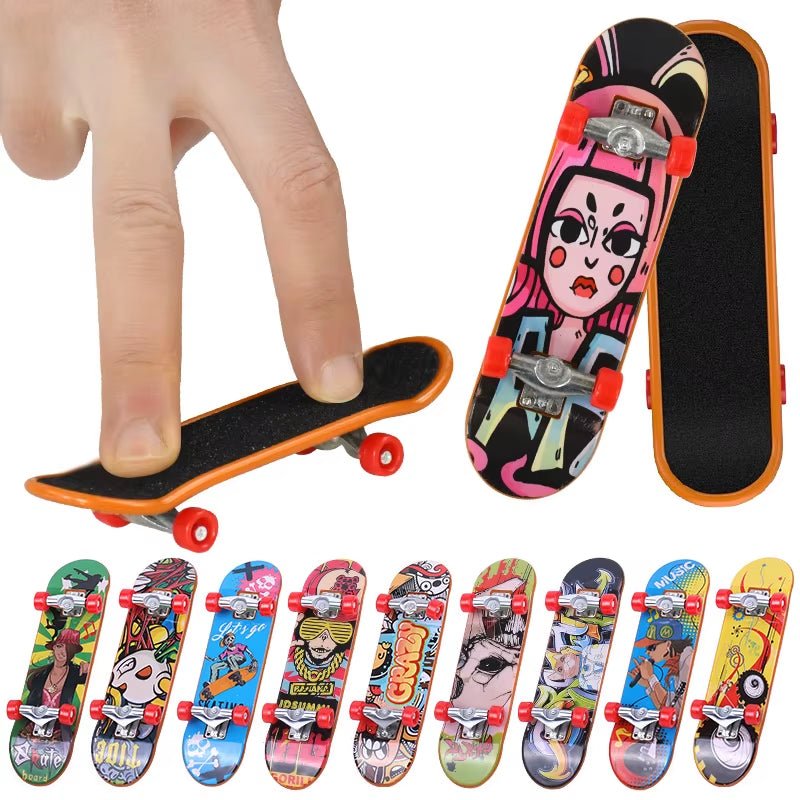 Finger Board - Mini Skateboard - Fingertip Tricks - FLUFFI