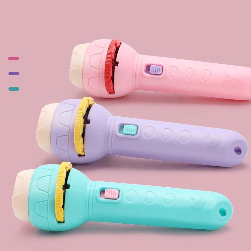Flashlight Projector - Torch Lamp Toy - Story Clips - FLUFFI