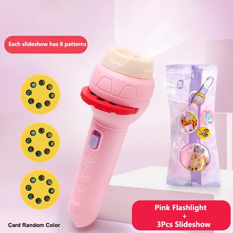 Flashlight Projector - Torch Lamp Toy - Story Clips - FLUFFI
