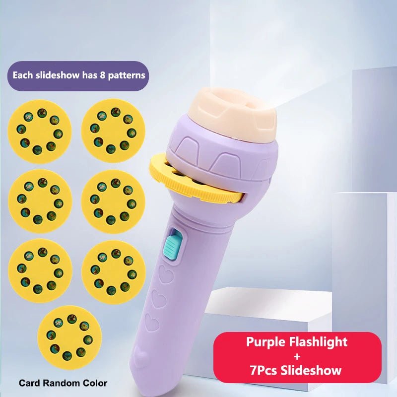 Flashlight Projector - Torch Lamp Toy - Story Clips - FLUFFI