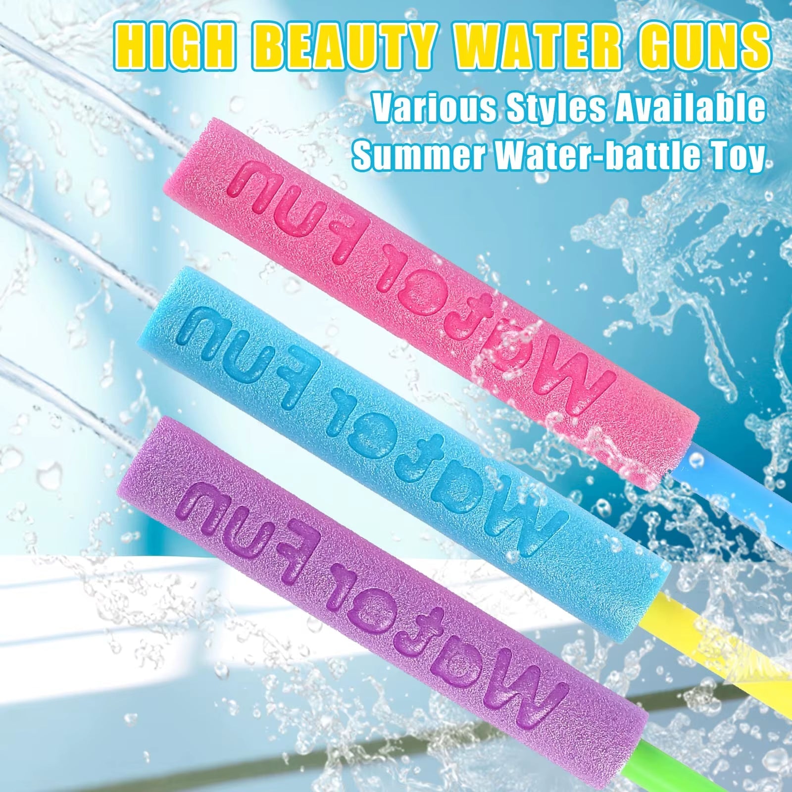 Foam Water Blaster | 10 Pack - FLUFFI