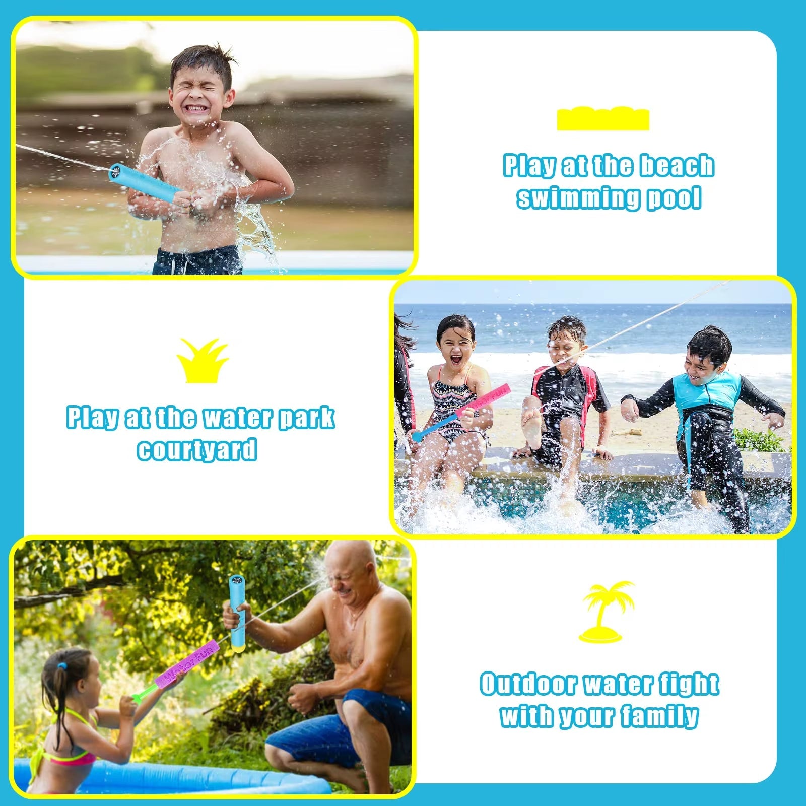 Foam Water Blaster | 10 Pack - FLUFFI