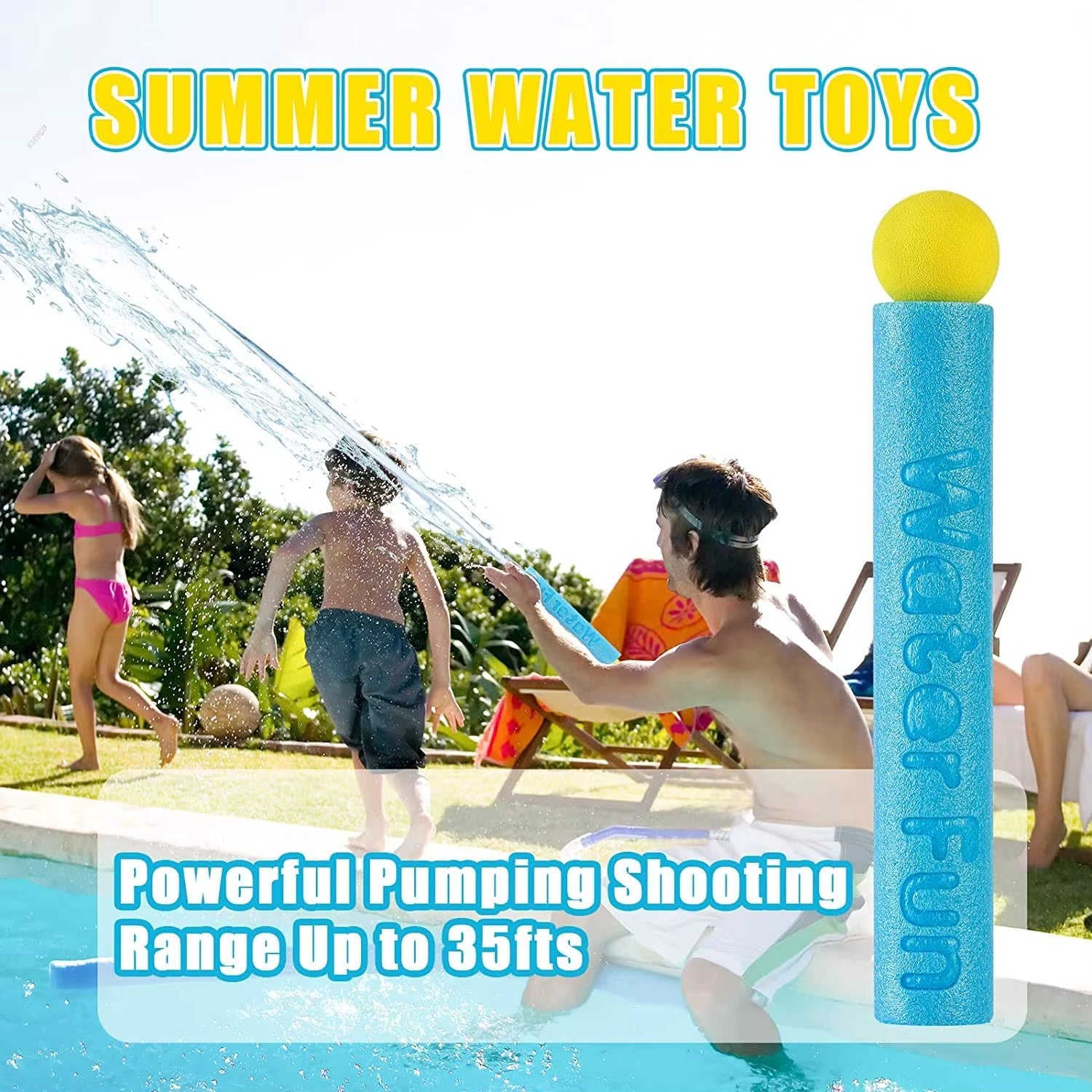 Foam Water Blaster | 10 Pack - FLUFFI