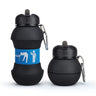 Foldable Football/Basketball Silicone Water Bottle, Children/Student Outdoor Sports Water Bottle. Supports Mass Customization - FLUFFI