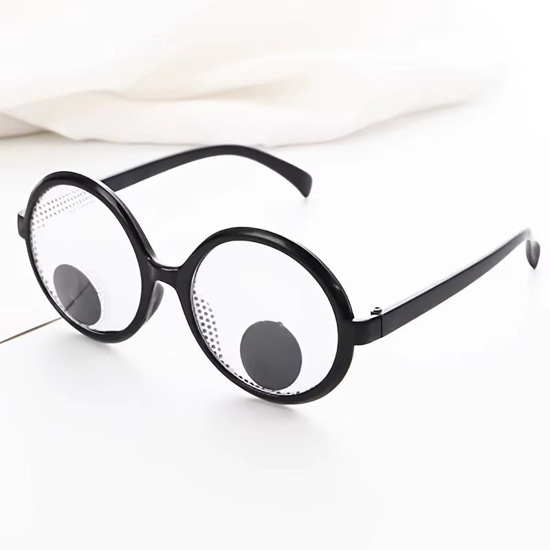 Funny Costume Glasses Wiggle Eyes Glasses Novelty Shades Funny Glasses Accessories for Christmas Halloween Party - FLUFFI