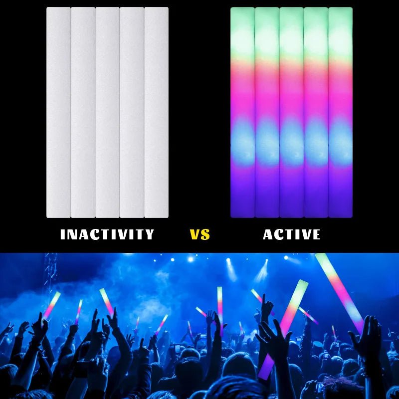 Glow Sticks - Foam Stick - Light Up - FLUFFI
