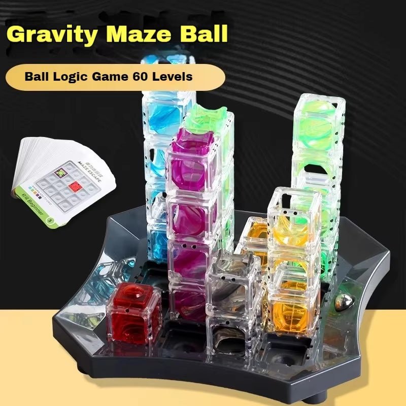Gravity Maze - Marble Run - Brain x STEM Game - FLUFFI