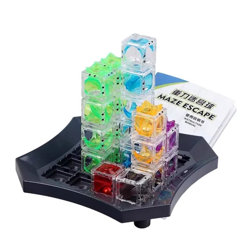 Gravity Maze - Marble Run - Brain x STEM Game - FLUFFI