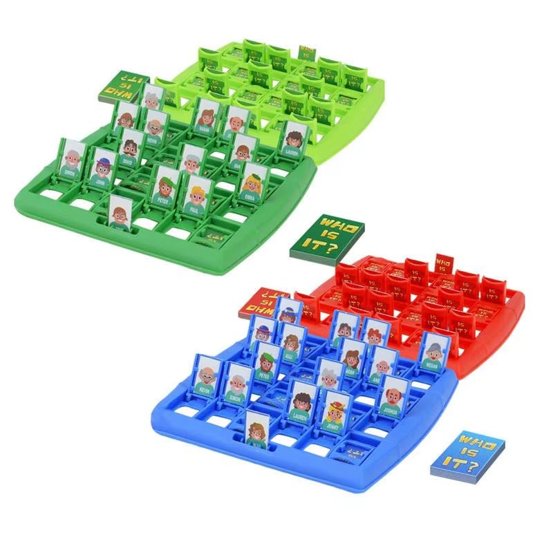 Guess Card Game Toy Guess Puzzle Game Preschool Game 96Pcs Parent - Child Interaction Funny Logical Reasoning Thinking Puzzle - FLUFFI