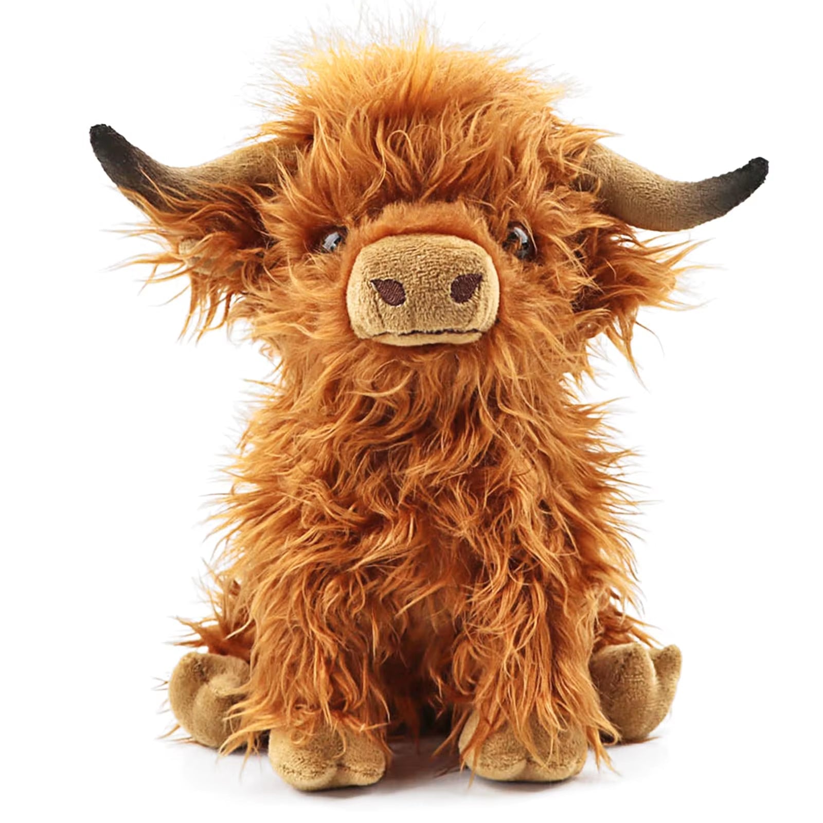 Highland Cattle Slippers Scottish Highland Cow Slippers Plush Non Slip Soft Home Indoor Cute Slippers - FLUFFI