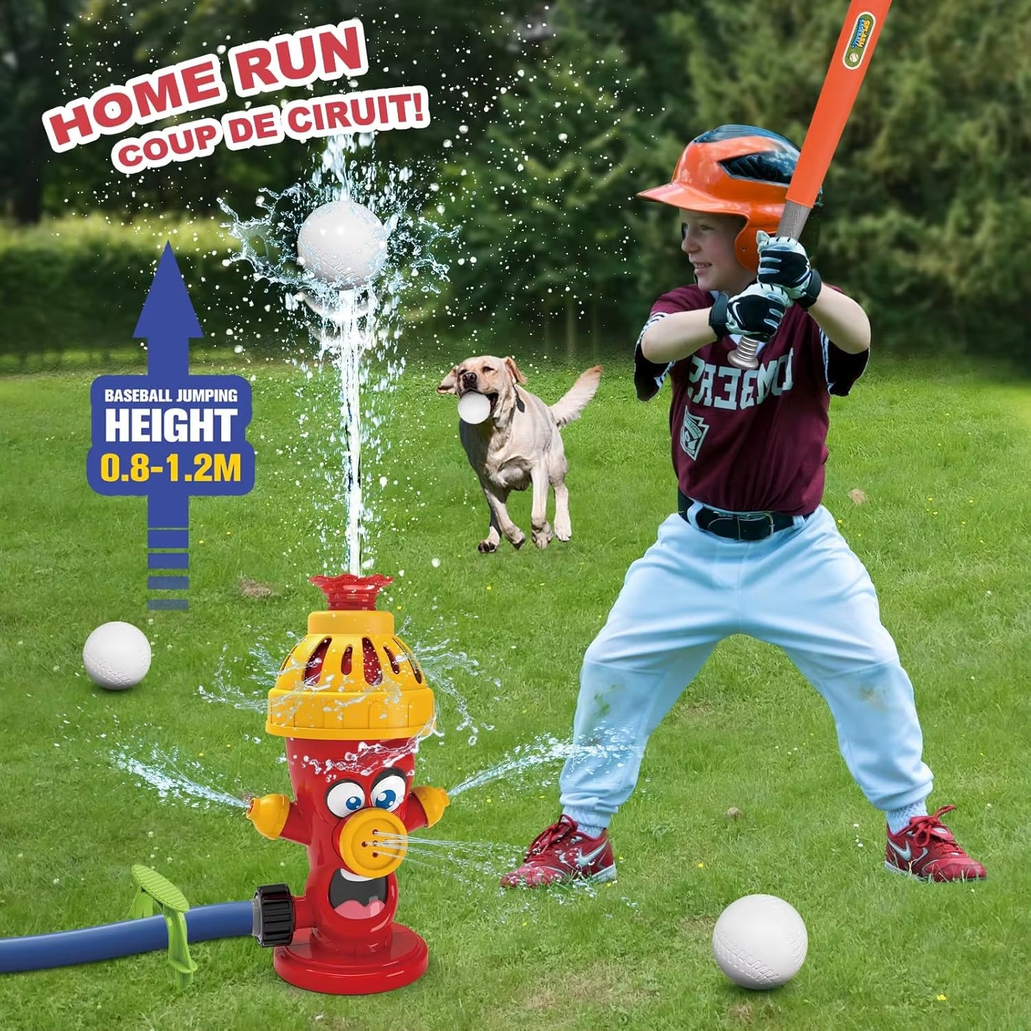 Hydrant Sprinkler | Outdoor Water Spray | Garden Water Toys - FLUFFI