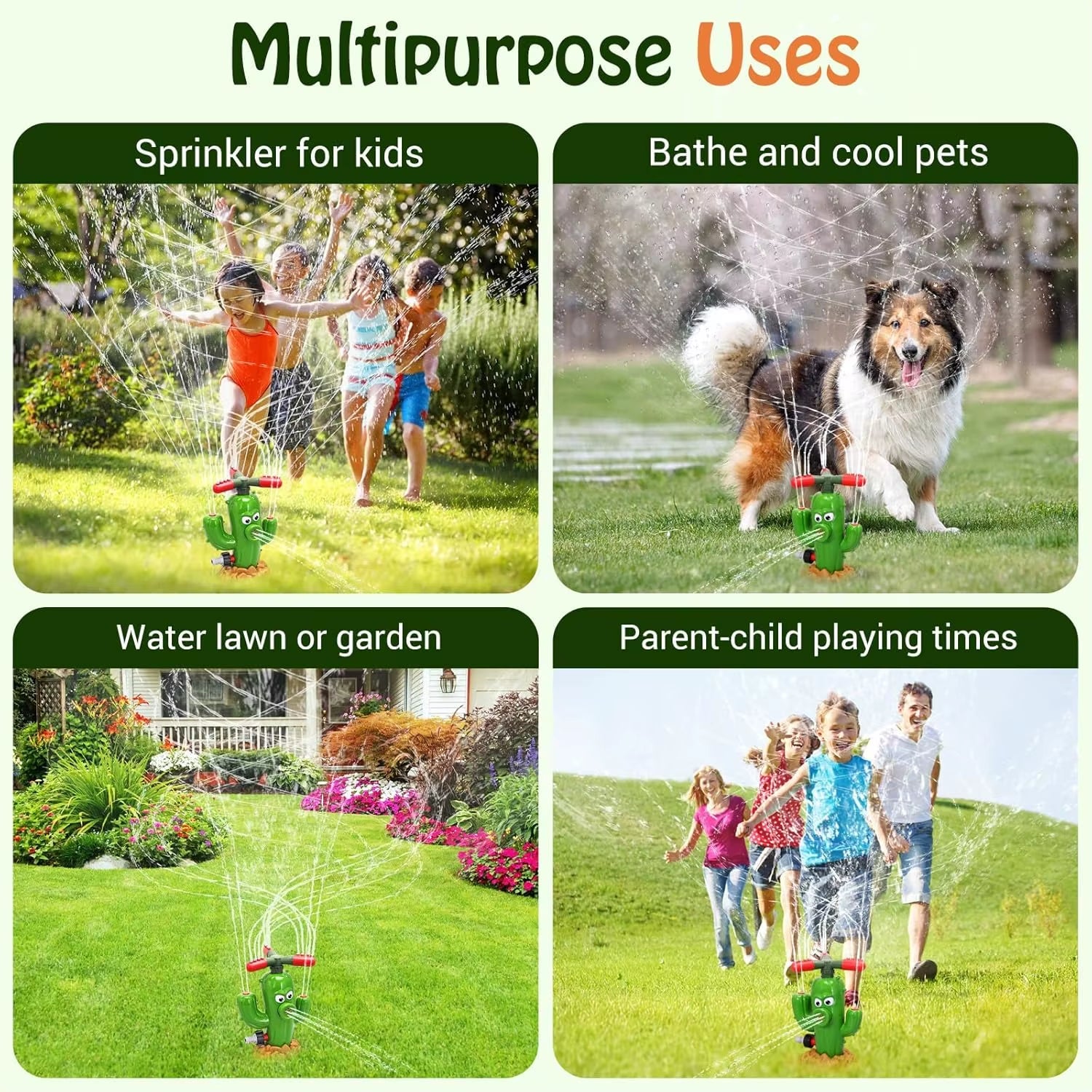 Hydrant Sprinkler | Outdoor Water Spray | Garden Water Toys - FLUFFI