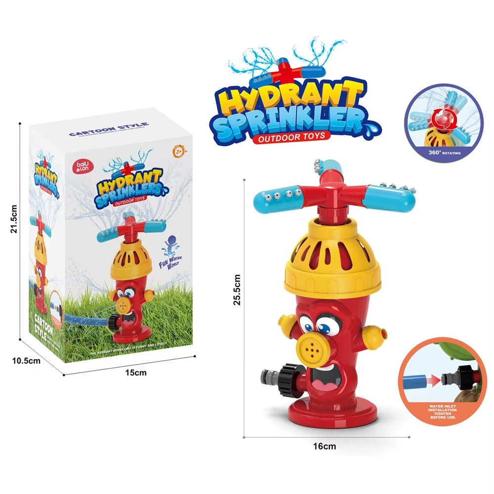 Hydrant Sprinkler | Outdoor Water Spray | Garden Water Toys - FLUFFI