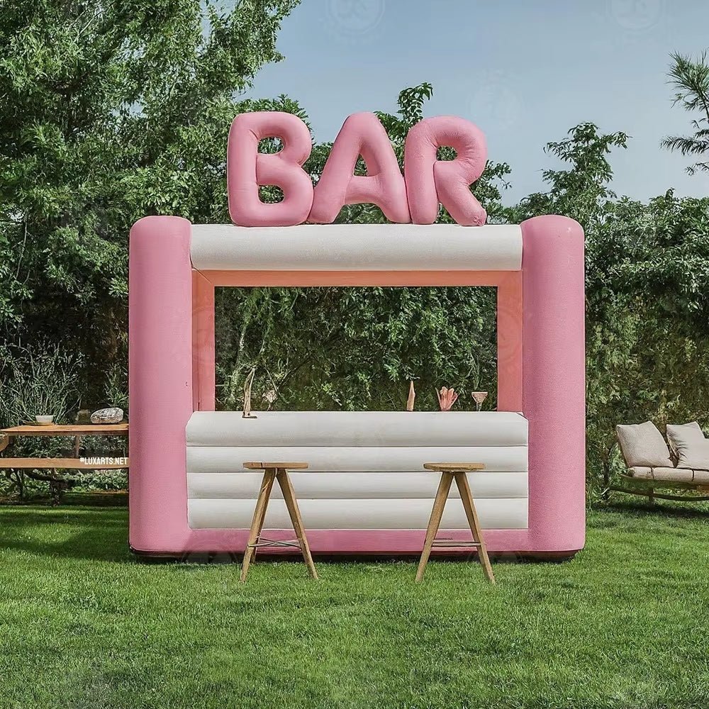 Inflatable Mobile Pool Bar Portable Bar Inflatable Poolside Relaxation Accessories with Inflatable Rental - FLUFFI