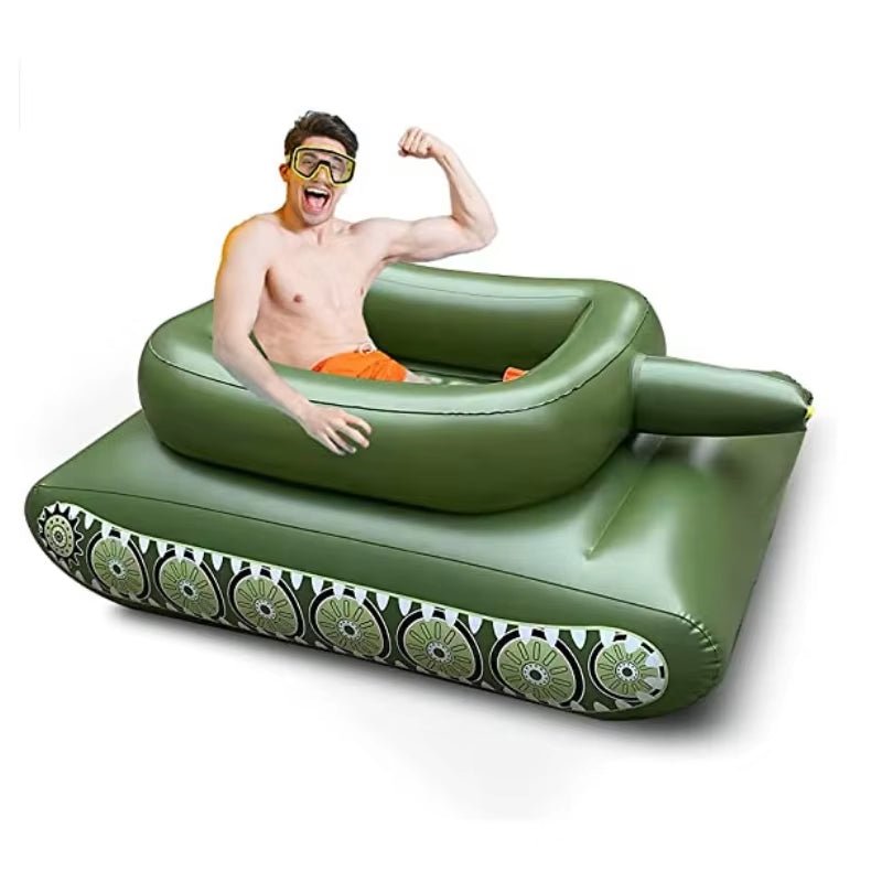 Inflatable Water Toys Inflatable Tank Floating Mat Swimming Pool Strong Buoyancy Floating Bed - FLUFFI