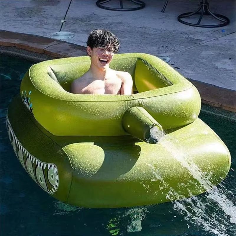 Inflatable Water Toys Inflatable Tank Floating Mat Swimming Pool Strong Buoyancy Floating Bed - FLUFFI