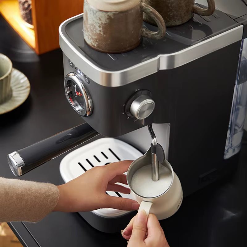 Italian Coffee Machine | 20Bar Pressure Temperature | Visual Automatic - FLUFFI