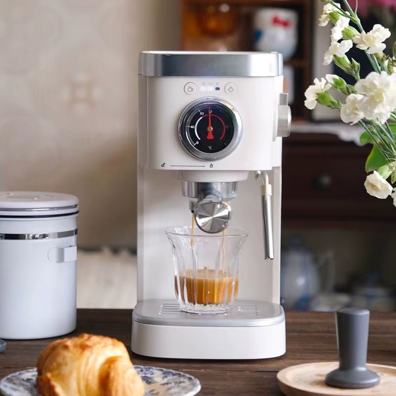 Italian Coffee Machine | 20Bar Pressure Temperature | Visual Automatic - FLUFFI
