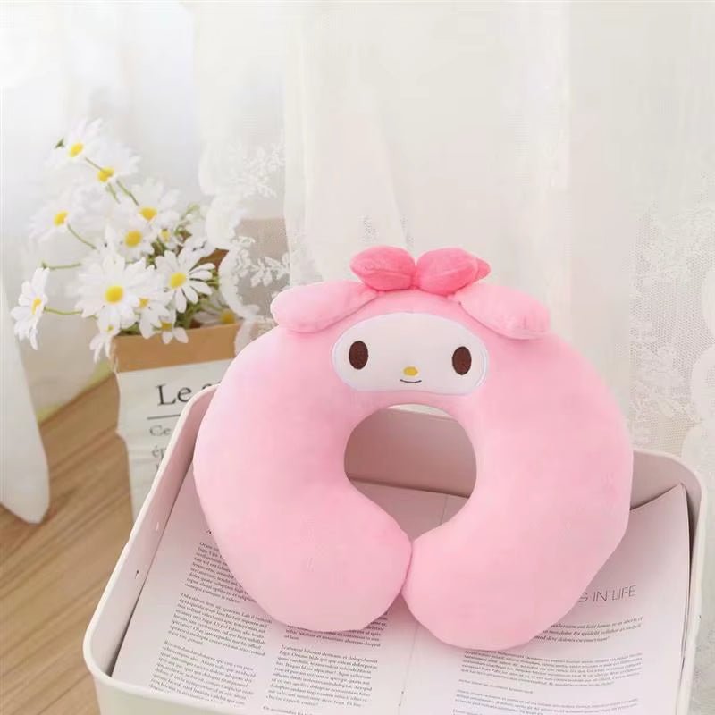 Kawaii Sanrio Neck Pillow - Hello Kitty - My Melody - Kuromi Cinnamoroll - FLUFFI
