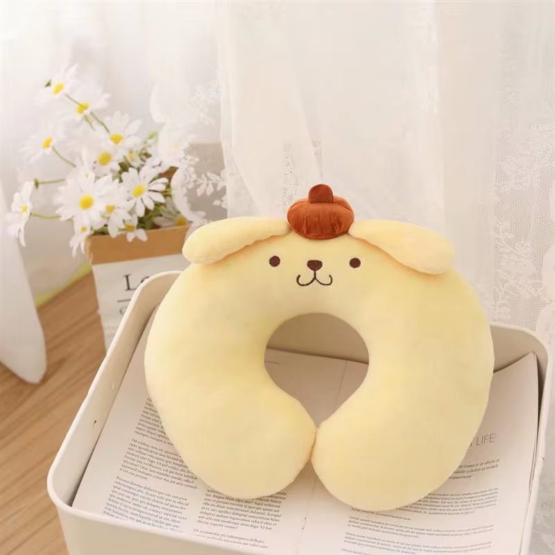 Kawaii Sanrio Neck Pillow - Hello Kitty - My Melody - Kuromi Cinnamoroll - FLUFFI