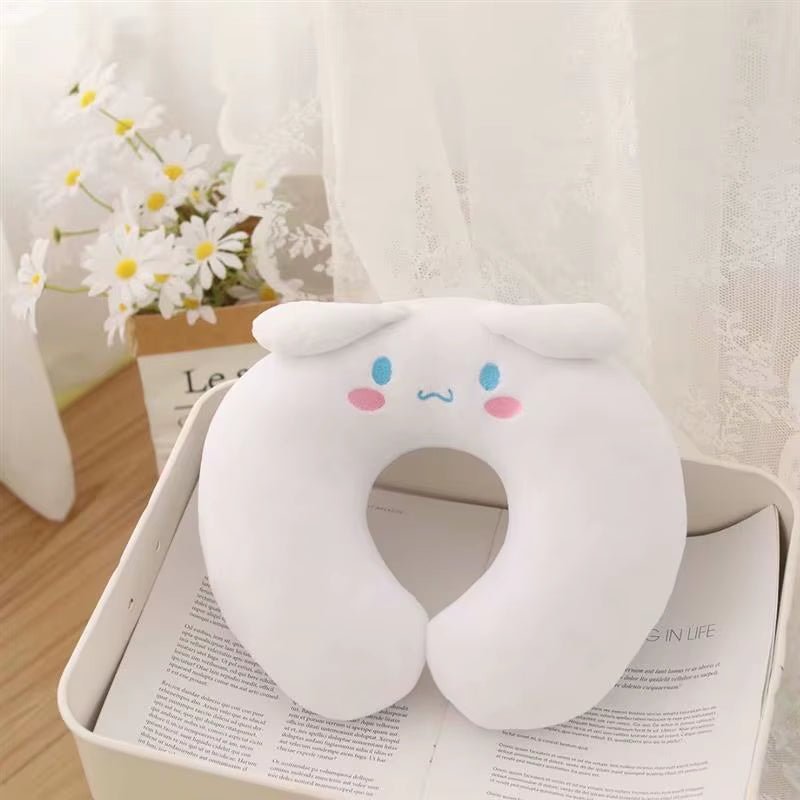 Kawaii Sanrio Neck Pillow - Hello Kitty - My Melody - Kuromi Cinnamoroll - FLUFFI