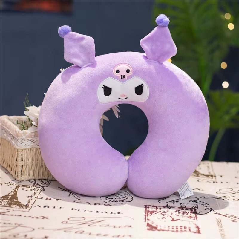 Kawaii Sanrio Neck Pillow - Hello Kitty - My Melody - Kuromi Cinnamoroll - FLUFFI