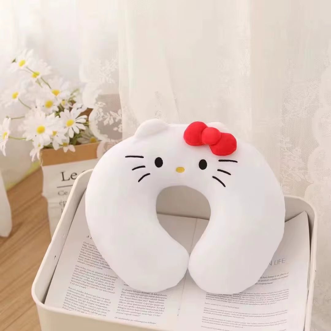 Kawaii Sanrio Neck Pillow - Hello Kitty - My Melody - Kuromi Cinnamoroll - FLUFFI