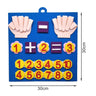 Kid Montessori Toys Felt Finger Numbers Math Toy Children Counting Early Learning for Toddlers Intelligence - FLUFFI
