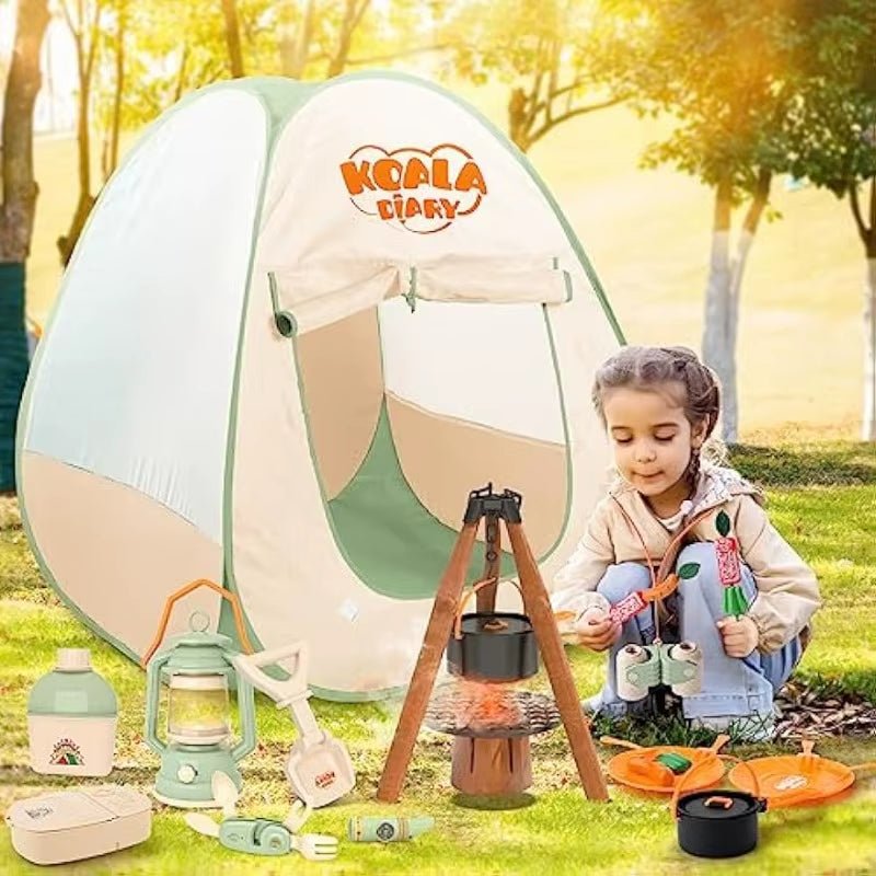 Kids Camping Set Toy | Outdoor Explorer Kit | Pretend Play - FLUFFI