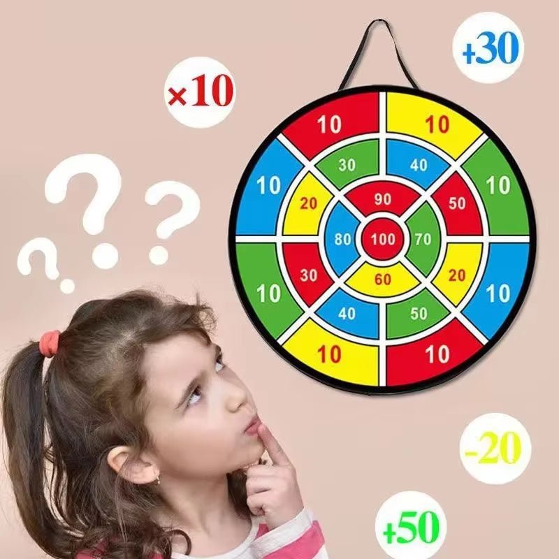 Large Dart Board - Sticky Balls - Indoor Sport - FLUFFI