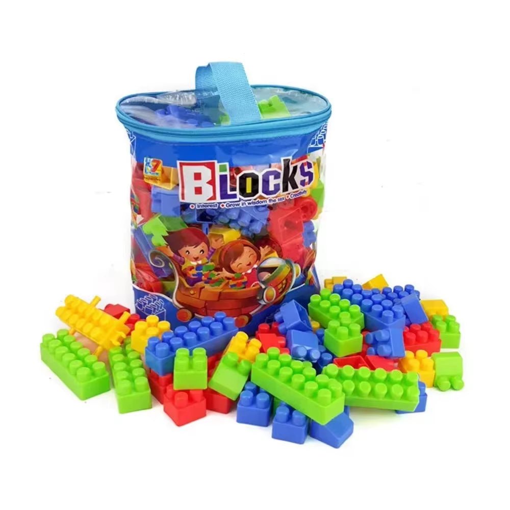 Large Particle Building Block Toys Assembly Toys, Children'S Puzzle Toys Creative Splicing Plastic Toys - FLUFFI