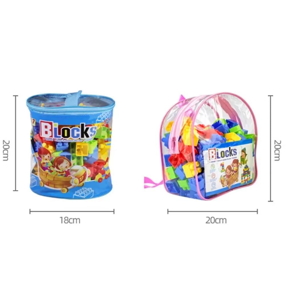 Large Particle Building Block Toys Assembly Toys, Children'S Puzzle Toys Creative Splicing Plastic Toys - FLUFFI