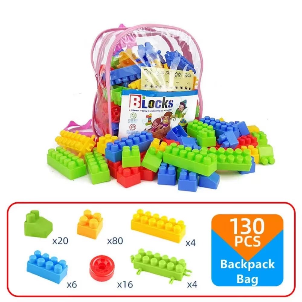 Large Particle Building Block Toys Assembly Toys, Children'S Puzzle Toys Creative Splicing Plastic Toys - FLUFFI