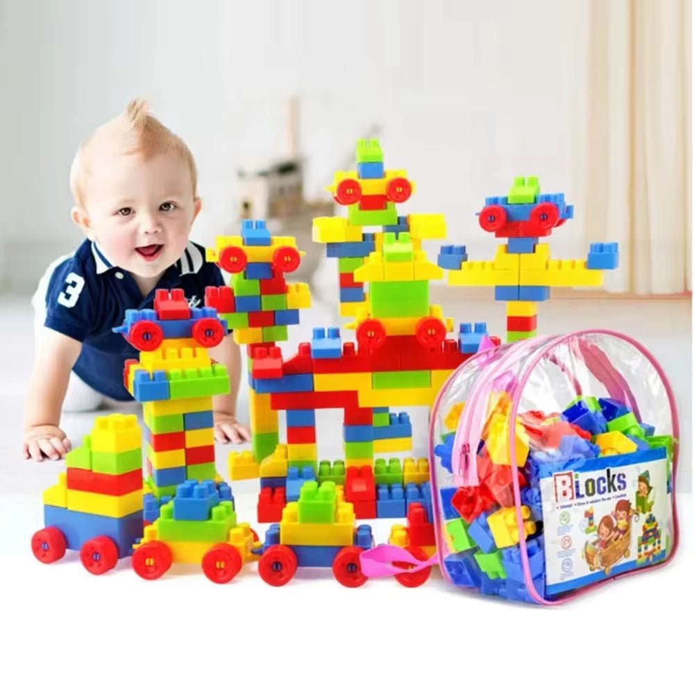 Large Particle Building Block Toys Assembly Toys, Children'S Puzzle Toys Creative Splicing Plastic Toys - FLUFFI